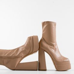 Botine dama Glas Nude-Botine-Botine