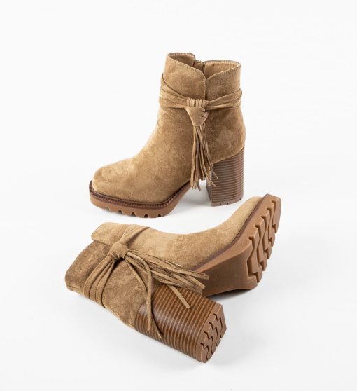 Botine dama Graps Khaki-Botine-Botine