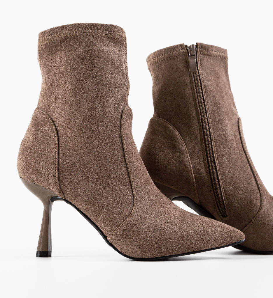 Botine dama Jak Khaki-Botine-Botine