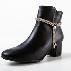 Botine dama Jarvis Negre 2-Botine-Botine