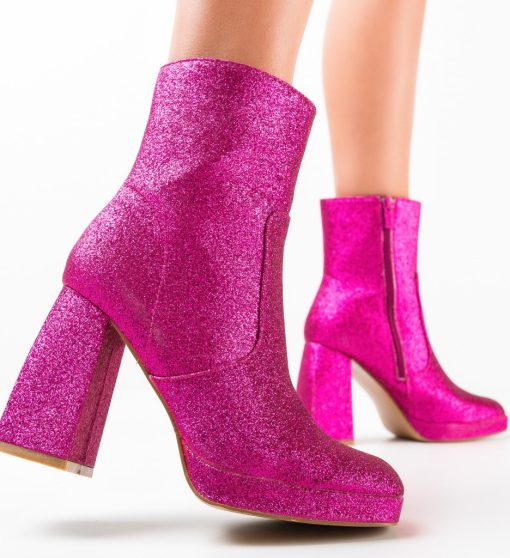 Botine dama Jazzo Fuchsia-Botine-Botine