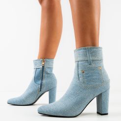 Botine dama Jean Albastre 2-Botine-Botine