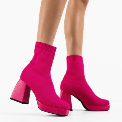 Botine dama Julie Fuchsia-Botine-Botine