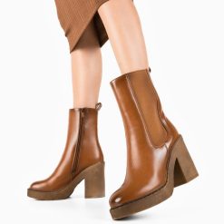 Botine dama Justi Camel-Botine-Botine