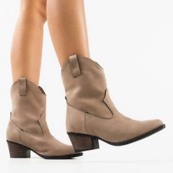 Botine dama Keraby Khaki-Botine-Botine