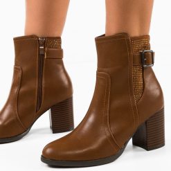 Botine dama Kiana Camel-Botine-Botine