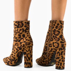 Botine dama Leo Animal Print-Botine-Botine