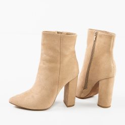 Botine dama Leo Khaki-Botine-Botine