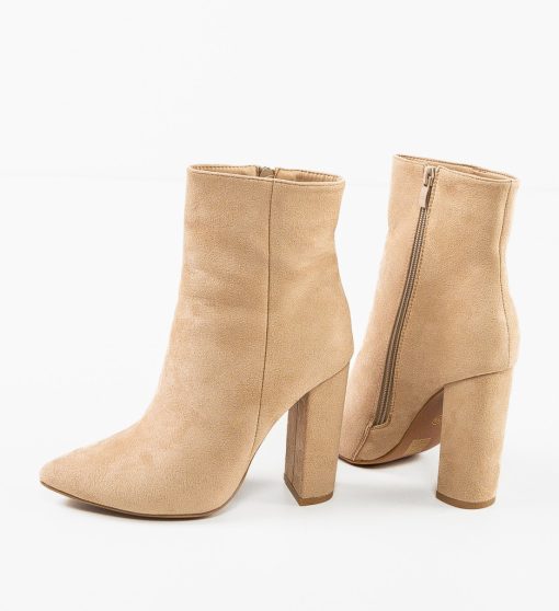 Botine dama Leo Khaki-Botine-Botine