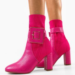 Botine dama Lyla Fuchsia-Botine-Botine