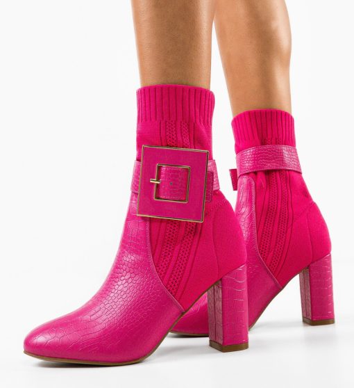 Botine dama Lyla Fuchsia-Botine-Botine