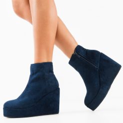 Botine dama Malone Bleumarin-Botine-Botine