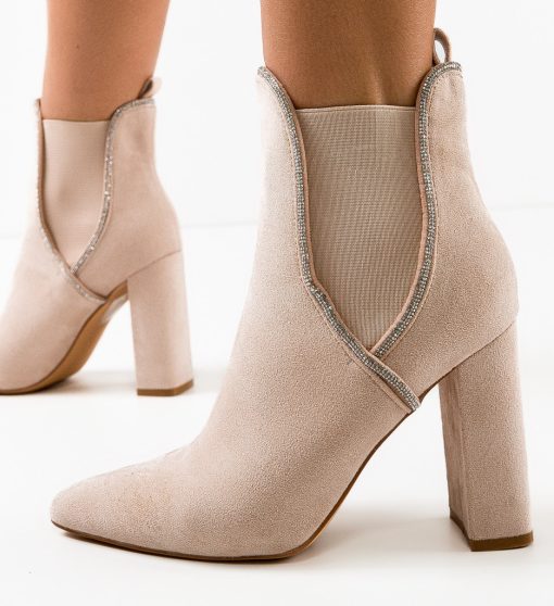 Botine dama Mckay Nude-Botine-Botine