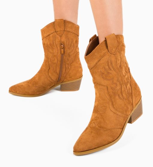 Botine dama Nanda Camel-Botine-Botine