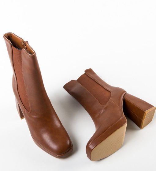 Botine dama Negon Camel-Botine-Botine