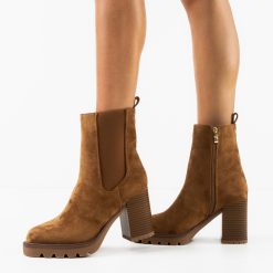 Botine dama Nevymar Camel-Botine-Botine