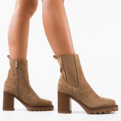 Botine dama Nevymar Khaki-Botine-Botine