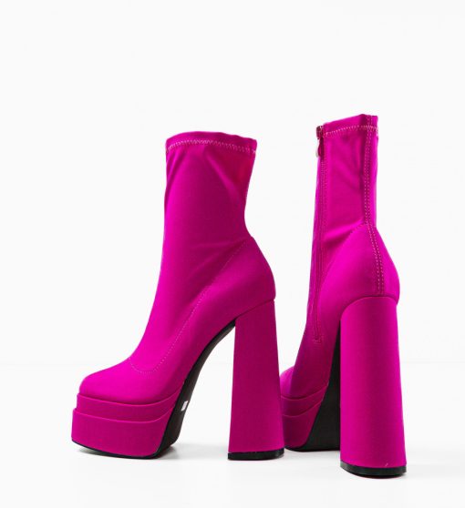 Botine dama Platona Fuchsia-Botine-Botine