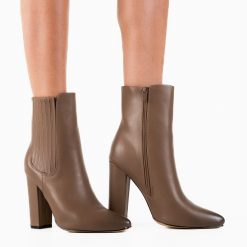 Botine dama Reenbe Khaki-Botine-Botine