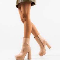 Botine dama Ron Khaki-Botine-Botine