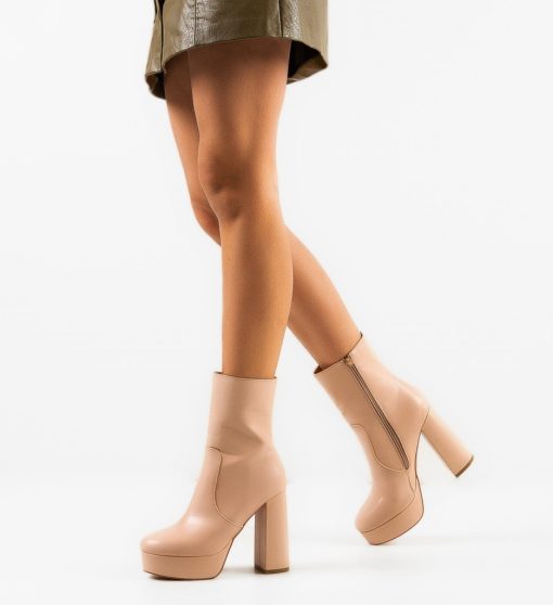 Botine dama Ron Khaki-Botine-Botine