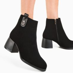 Botine dama Shae Negre-Botine-Botine