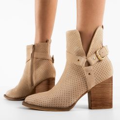 Botine dama Talnah Bej-Botine-Botine