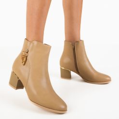 Botine dama Tovia Khaki-Botine-Botine