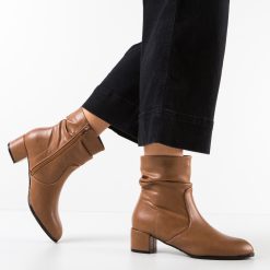 Botine dama Vigon Camel-Botine-Botine