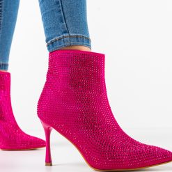 Botine dama Zayne Fuchsia-Botine-Botine