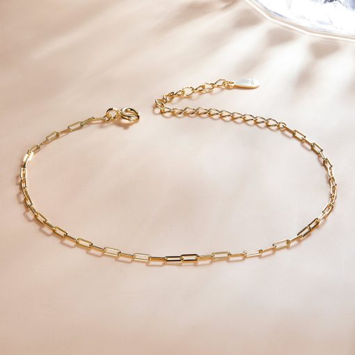 Bratara din argint Chain Bracelet Golden-Bratari >> Bratari din argint