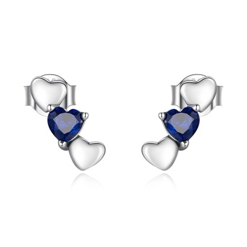 Cercei din argint Blue Love Crystal-Cercei >> Cercei din argint