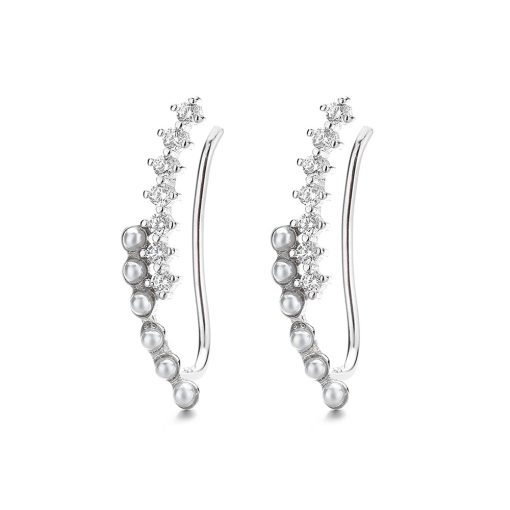 Cercei ear cuffs argint 925