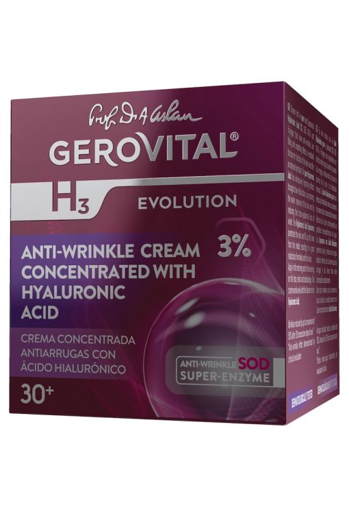 Crema antirid H3 Evolution cu acid hialuronic concentratie 3% - 50 ml-FEMEI-GENTI SI ACCESORII/Produse cosmetice