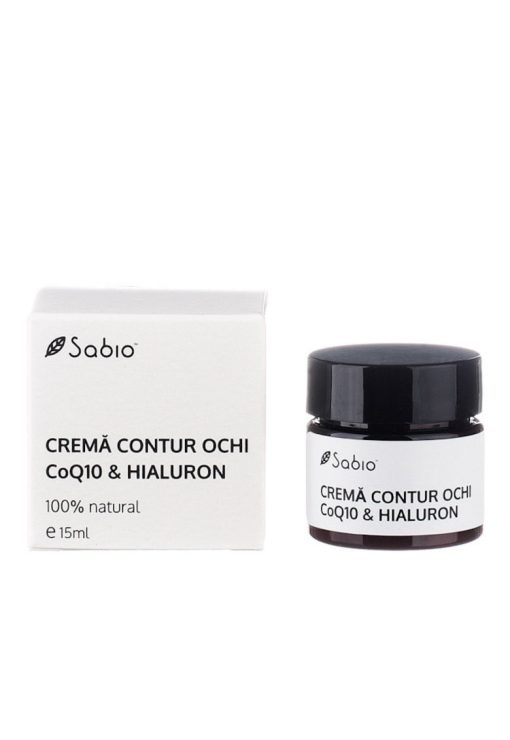 Crema de ochi - cu acid hialuronic si coenzima Q10-FEMEI-GENTI SI ACCESORII/Produse cosmetice