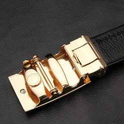 Negru-Auriu-Barbati-Curele barbati 