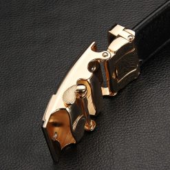 Curea pentru barbati C 42 Negru Auriu 2