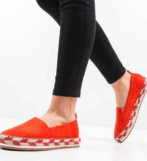 Espadrile Amiz Rosii-Casual-Espadrile dama