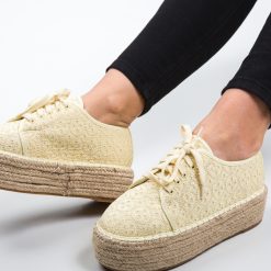 Espadrile Azoran Bej-Casual-Espadrile dama