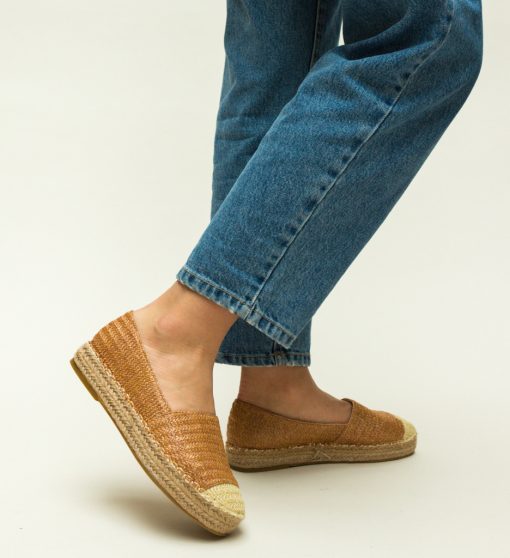 Espadrile Emilio Camel-Casual-Espadrile dama