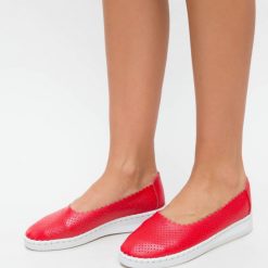 Espadrile Iasmina Rosii-Casual-Espadrile dama