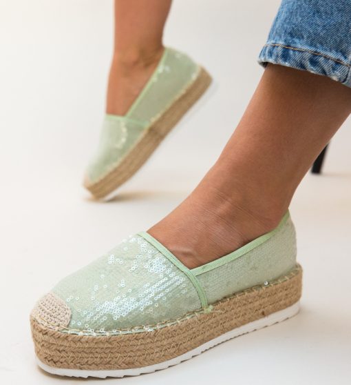 Espadrile Kavan Verzi-Casual-Espadrile dama