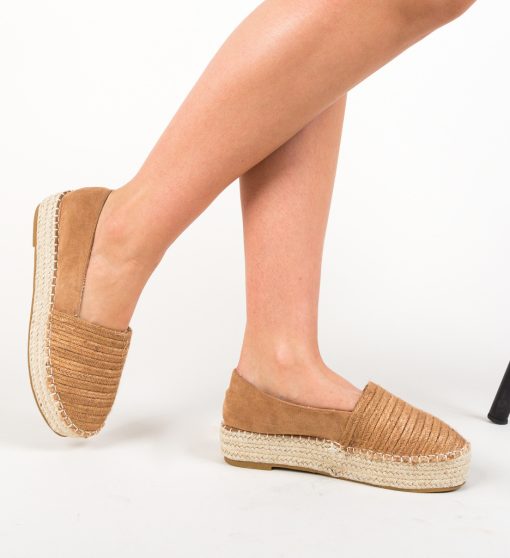 Espadrile Prisha Camel-Casual-Espadrile dama