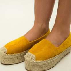 Espadrile Salinas Galbene-Casual-Espadrile dama