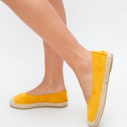 Espadrile Sima Galbene-Casual-Espadrile dama