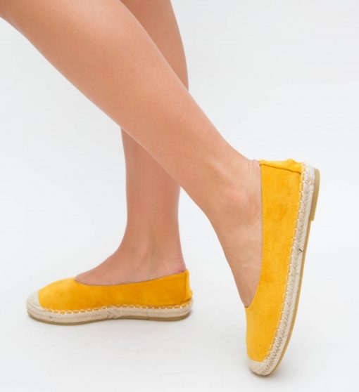 Espadrile Sima Galbene-Casual-Espadrile dama