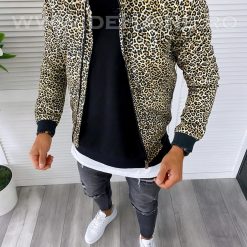 Geaca barbati animal print de primavara B6316 Q1-3-Geci barbati > Geci barbati toamna