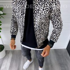 Geaca barbati animal print de primavara B6321 Z1-5-Geci barbati > Geci barbati toamna