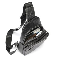 Geanta de umar pentru barbati Aristide GT3071 piele naturala Negru 4