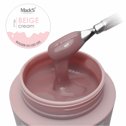 Gel Constructie Beige Cream 15ml Macks - BC-MKS - Everin.ro-GEL DE UNGHII / GEL DE CONSTRUCTIE ❤️ > Gel Constructie Macks